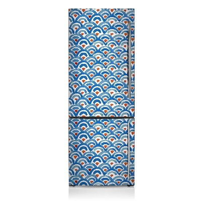 Magnetinis lipdukas ant šaldytuvo Žuvies apvalkalas