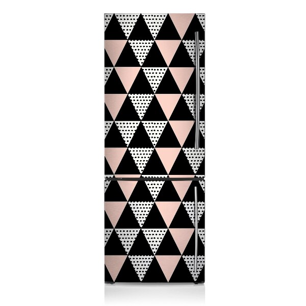 Šaldytuvo magnetinis kilimėlis Geometriniai trikampiai
