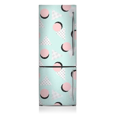 Šaldytuvo magnetinis kilimėlis Apskritimai ir trikampiai