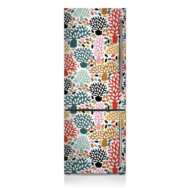 Šaldytuvo magnetinis kilimėlis Doodle medžiai