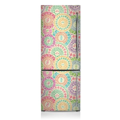 Magnetinis lipdukas ant šaldytuvo Apvalus raštas