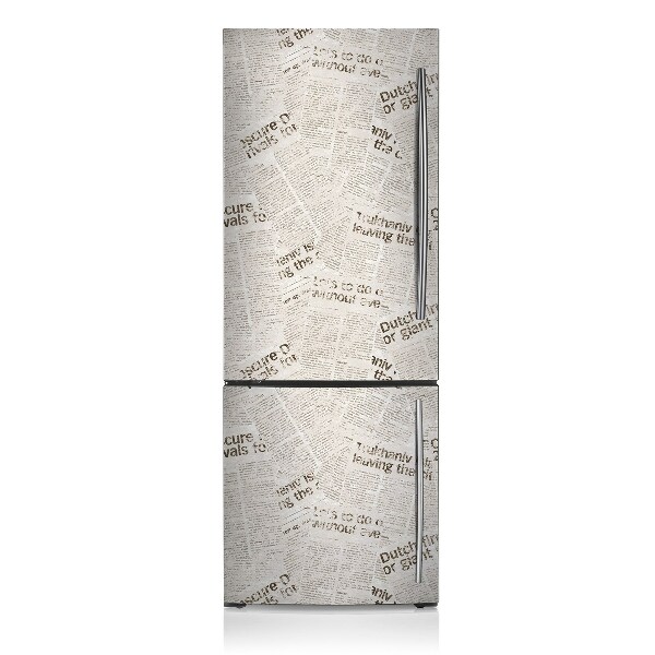 Magnetinis lipdukas ant šaldytuvo Senovinis laikraštis