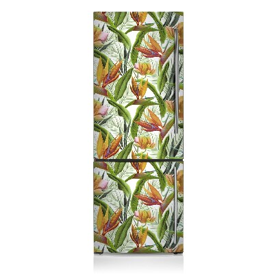 Magnetinis lipdukas ant šaldytuvo Tropiniai augalai