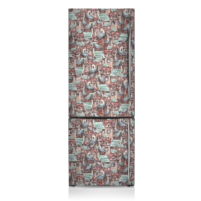 Šaldytuvo magnetinis kilimėlis Senamiestis