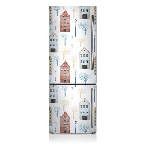 Šaldytuvo magnetinis kilimėlis Pastatas