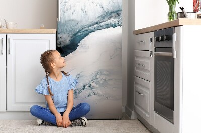 Magnetinis lipdukas ant šaldytuvo Žiemos abstrakcija