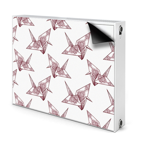Magnetinis lipdukas radiatoriui Origami paukščiai