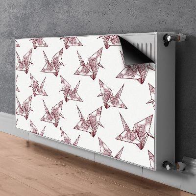 Magnetinis lipdukas radiatoriui Origami paukščiai