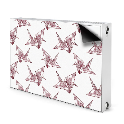 Magnetinis lipdukas radiatoriui Origami paukščiai