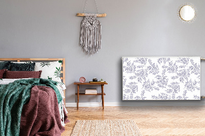 Magnetinis kilimėlis radiatoriui Pilki lapai