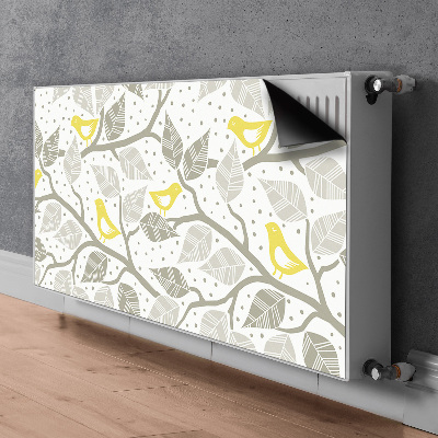 Magnetinis radiatoriaus lipdukas Paukščiai