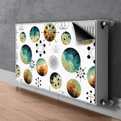 Kilimėlis magnetinė ant radiatoriaus Galaktikos modelis