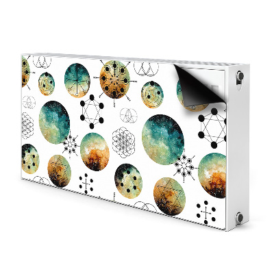 Kilimėlis magnetinė ant radiatoriaus Galaktikos modelis