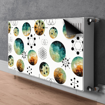 Kilimėlis magnetinė ant radiatoriaus Galaktikos modelis