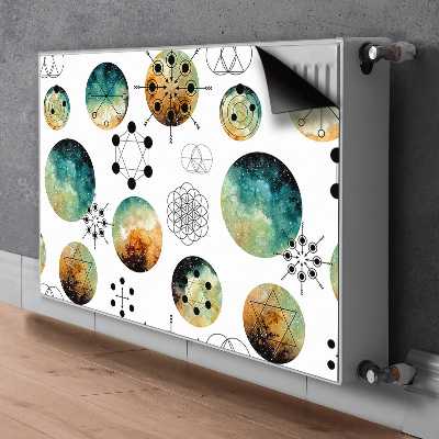 Kilimėlis magnetinė ant radiatoriaus Galaktikos modelis