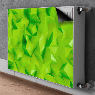 Kilimėlis magnetinė ant radiatoriaus Žalioji abstrakcija