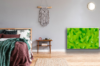 Kilimėlis magnetinė ant radiatoriaus Žalioji abstrakcija