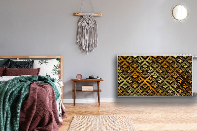 Magnetinis radiatoriaus lipdukas Art deco stilius
