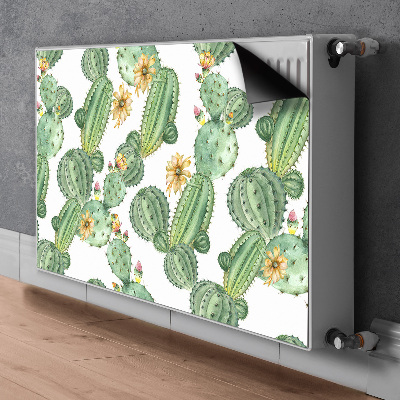 Magnetinis kilimėlis radiatoriui Kaktusai su gėlėmis