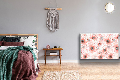 Magnetinis lipdukas radiatoriui Oranžinės gėlės