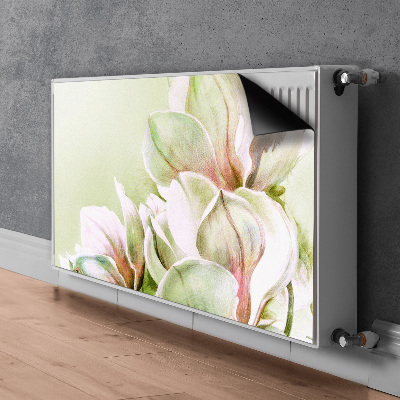 Magnetinis radiatoriaus lipdukas Magnolijos žiedai