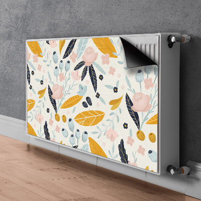Magnetinis lipdukas radiatoriui Pasteliniai lapai