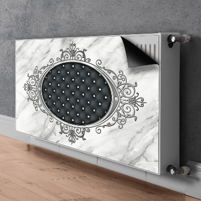 Magnetinis kilimėlis radiatoriui Dygsniuotas raštas ant marmuro