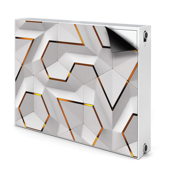 Magnetinis lipdukas radiatoriui Šiuolaikinis 3D modelis
