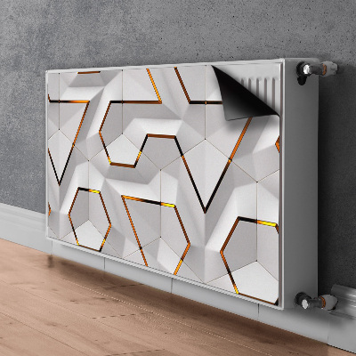 Magnetinis lipdukas radiatoriui Šiuolaikinis 3D modelis