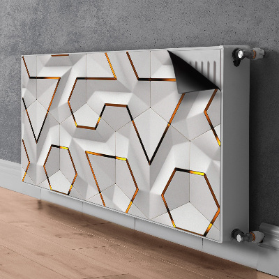 Magnetinis lipdukas radiatoriui Šiuolaikinis 3D modelis