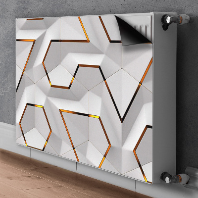 Magnetinis lipdukas radiatoriui Šiuolaikinis 3D modelis