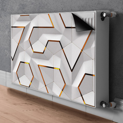 Magnetinis lipdukas radiatoriui Šiuolaikinis 3D modelis