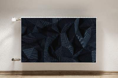 Kilimėlis magnetinė ant radiatoriaus Geometrinė 3D grafika