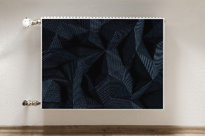 Kilimėlis magnetinė ant radiatoriaus Geometrinė 3D grafika