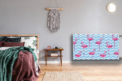 Magnetinis lipdukas radiatoriui Flamingai