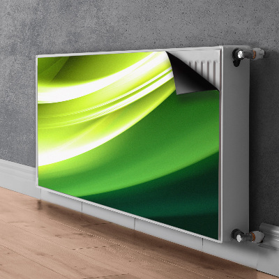 Magnetinis kilimėlis radiatoriui Žalioji abstrakcija