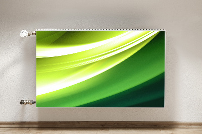 Magnetinis kilimėlis radiatoriui Žalioji abstrakcija