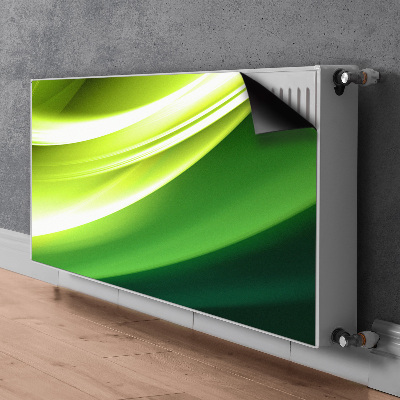 Magnetinis kilimėlis radiatoriui Žalioji abstrakcija