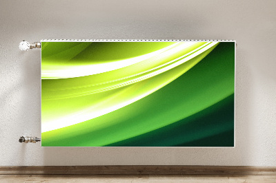 Magnetinis kilimėlis radiatoriui Žalioji abstrakcija