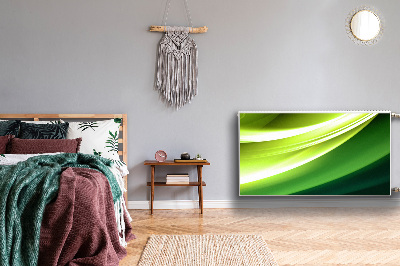 Magnetinis kilimėlis radiatoriui Žalioji abstrakcija