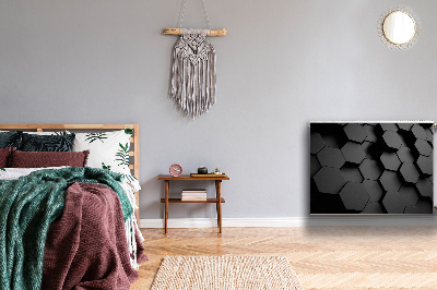 Magnetinis radiatoriaus lipdukas Juodi koriai