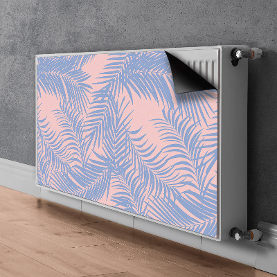 Magnetinis radiatoriaus lipdukas Mėlyni lapai