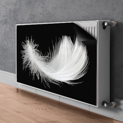 Magnetinis lipdukas radiatoriui Balta plunksna