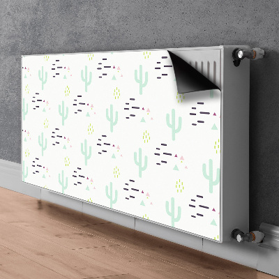 Magnetinis lipdukas radiatoriui Kaktusai