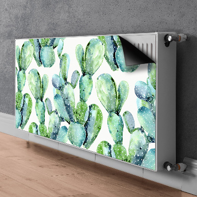 Magnetinis kilimėlis radiatoriui Žali kaktusai