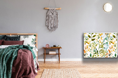 Magnetinis kilimėlis radiatoriui Boho gėlės