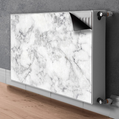 Magnetinis radiatoriaus lipdukas Baltas marmuras