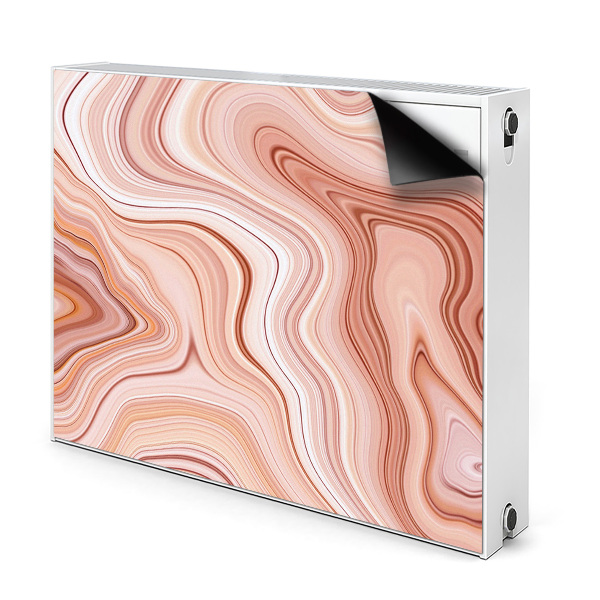 Magnetinis radiatoriaus lipdukas Ekru abstrakcija