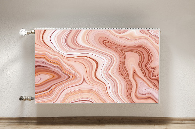 Magnetinis radiatoriaus lipdukas Ekru abstrakcija