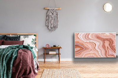 Magnetinis radiatoriaus lipdukas Ekru abstrakcija